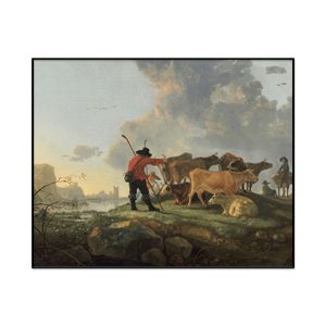 Aelbert Cuyp Herdsmen Tending Cattle Landscape Set1 Cover0