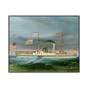 Americanth Century Steamship Erie Landscape Set1 Cover0