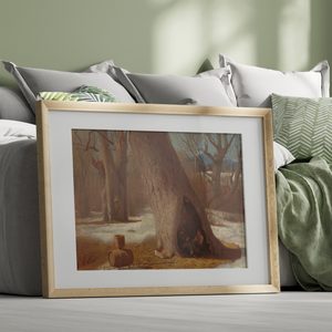 Eastman Johnson The Truants Landscape Set1 Bed1