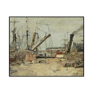 Eugegravene Boudin The Trawlers Landscape Set1 Cover0