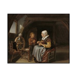 Frans Van Mieris Saying Grace Landscape Set1 Cover0