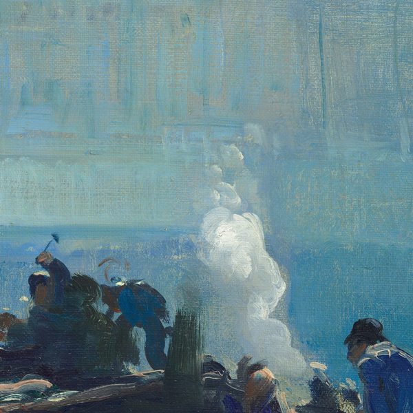 George Bellows Blue Morning Details