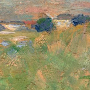 Georges Seurat A Summer Landscape Details