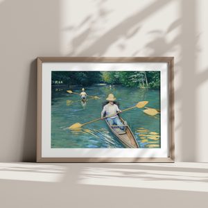 Gustave Caillebotte Skiffs Landscape Set1 Minimal1