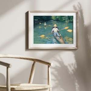 Gustave Caillebotte Skiffs Landscape Set1 Minimal4