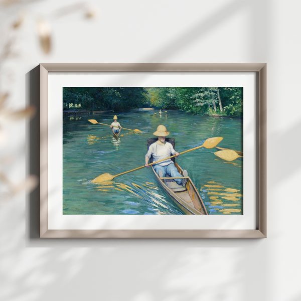 Gustave Caillebotte Skiffs Landscape Set1 Minimal5