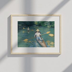 Gustave Caillebotte Skiffs Landscape Set1 Minimal6