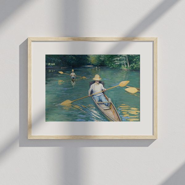 Gustave Caillebotte Skiffs Landscape Set1 Minimal6