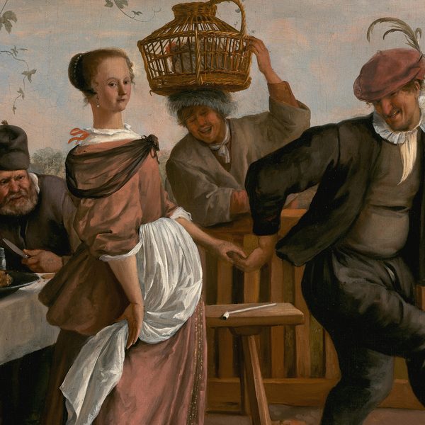 Jan Steen The Dancing Couple Details