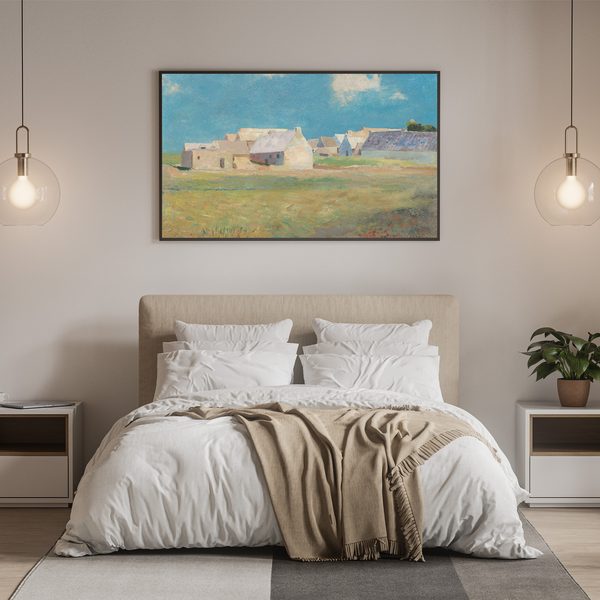 Odilon Redon Breton Village Landscape Set1 Bed2