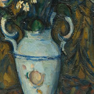 Paul Ceacutezanne Vase Of Flowers Details