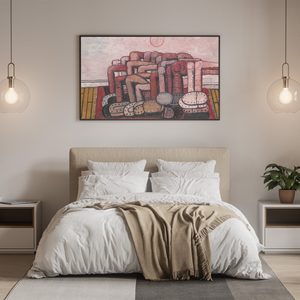 Philip Guston Rug Landscape Set1 Bed2