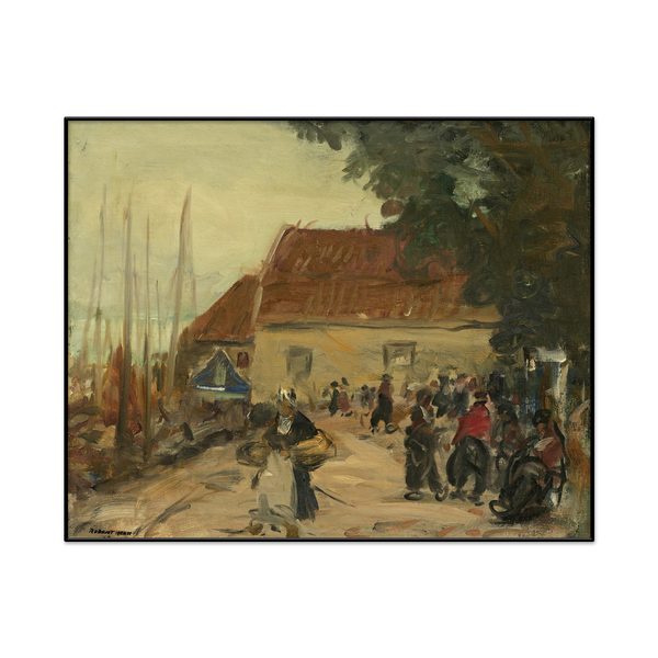 Robert Henri Volendam Street Scene Landscape Set1 Cover0