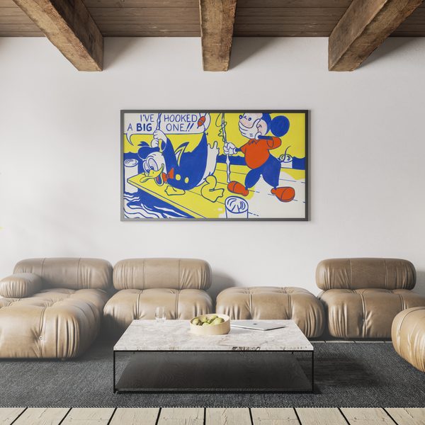 Roy Lichtenstein Look Mickey Landscape Set1 Living2