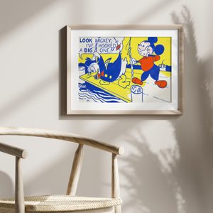 Roy Lichtenstein Look Mickey Landscape Set1 Minimal4