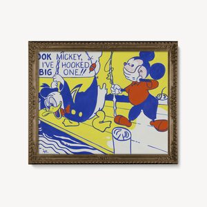 Roy Lichtenstein Look Mickey Landscape Set1 Raw2