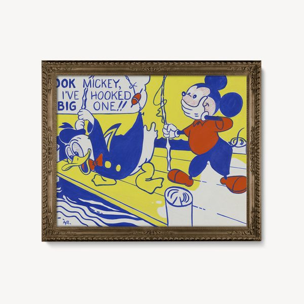 Roy Lichtenstein Look Mickey Landscape Set1 Raw2