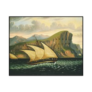 Thomas Chambers Felucca Off Gibraltar Landscape Set1 Cover0