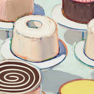 Wayne Thiebaud Cakes Details