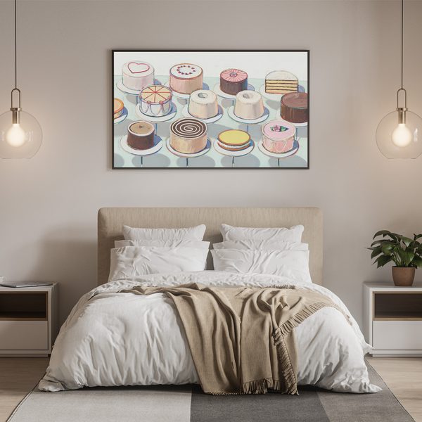 Wayne Thiebaud Cakes Landscape Set1 Bed2