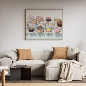 Wayne Thiebaud Cakes Landscape Set1 Living3