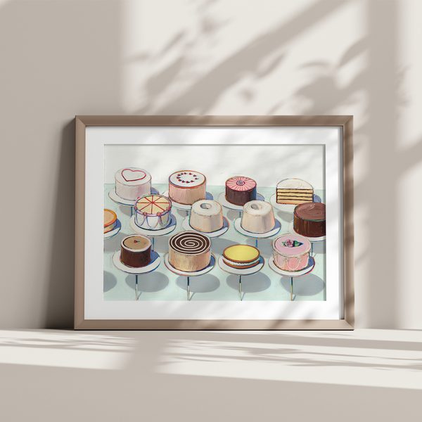 Wayne Thiebaud Cakes Landscape Set1 Minimal1