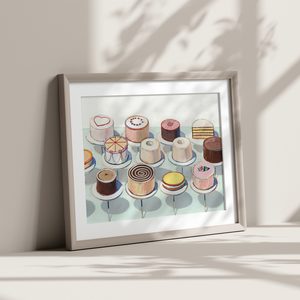 Wayne Thiebaud Cakes Landscape Set1 Minimal2