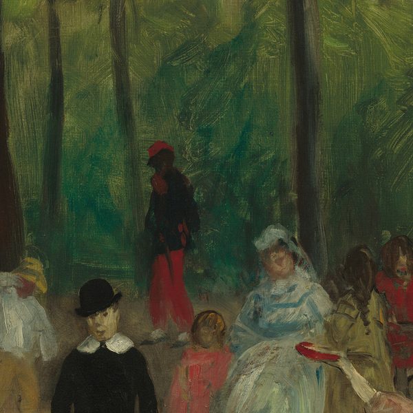 William James Glackens Luxembourg Gardens Details