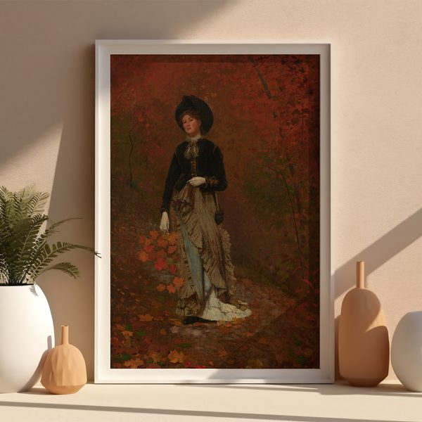 Winslow Homer Autumn Portrait Set1 Whiteframe1