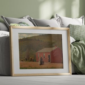 Winslow Homer School Time Landscape Set1 Bed1