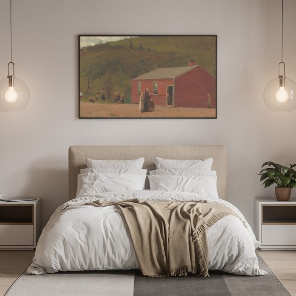 Winslow Homer School Time Landscape Set1 Bed2