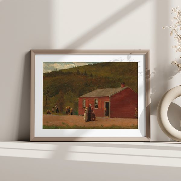 Winslow Homer School Time Landscape Set1 Minimal3