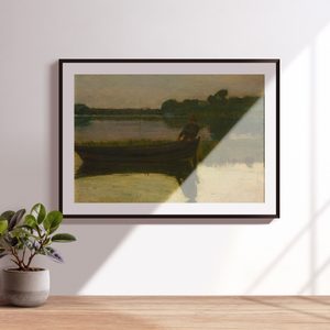 Winslow Homer Sunset Landscape Set1 Minimal Black1